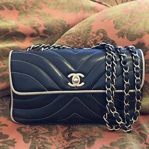 CHANEL LAMBSKIN MINI FLAP***AUTHENTIC***